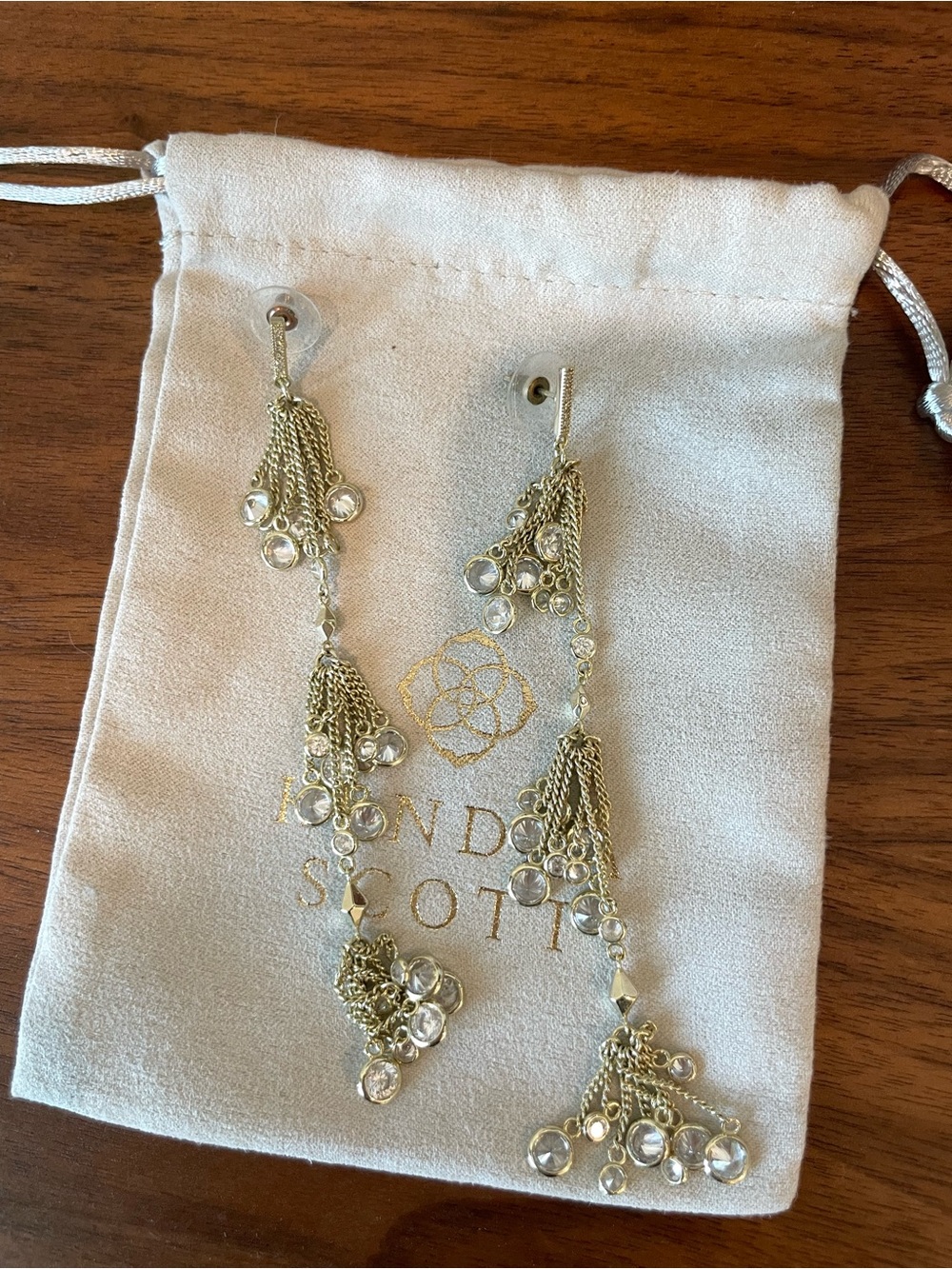 Kendra Scott Gold Talulah Chandelier Earrings